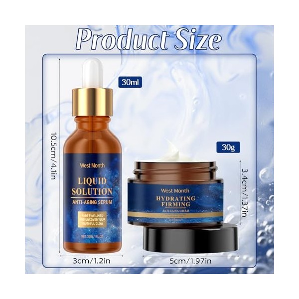 Sérum LOriginal, Sérum Effet Immédiat pour le Visage, Solution Anti-Âge Faciale Réduit les Rides, Effet Immédiat pour Tous l