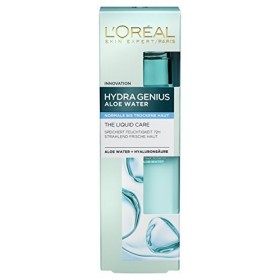 LOréal Paris Fluide Hydratant, Eau dAloès Hydra Genius, Hydratation et Fraîcheur, pour Peaux Normales à Sèches, avec Eau d