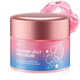 Crème à la Gelée de Collagène avec Collagène Hydrolysé et Niacinamide,Skincare Coréenne Collagen Jelly Cream Peau lumineuse,A...