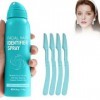 Mikabila 07 114g lhydratation et le soin de la peau 4 tondeuses à sourcils,Spray didentification des cheveux pour le corps 