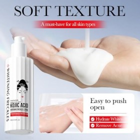 Lotion Correctrice éclaircissante Au Acide Kojique Pour Le Visage - Crème Anti-Taches Pour Un Teint Uniforme - élimine Taches