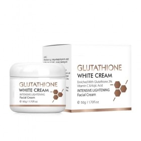 Glutathione Skin W-hi Tening Cream,Crème de Blanchiment du Visage Glutathione,Moisturizing Skin Brightener Cream