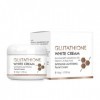 Glutathione Skin W-hi Tening Cream,Crème de Blanchiment du Visage Glutathione,Moisturizing Skin Brightener Cream