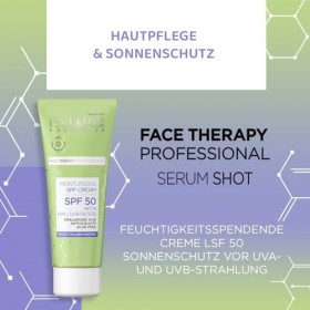 Eveline Cosmetics Face Therapy Professionnelle Crème Hydratante SPF 50 UVA/UVB Protection PA++++