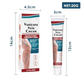 Varicose Vein Repair Crème, Cream contre les Varicosités, Skin Therapy Cream, pour un Traitement Efficace des Varices Traitem