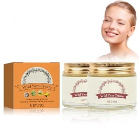 Wild Yam Cream, 70g de Crème digname, équilibre Hormonal & Protection de la Peau, Improve Skin Barrier, Crème Visage Anti-âg