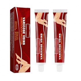 2PC Crème Contre Les Varicosités,Varicose Vein Repair Lotion,Réparation Des Jambes DAraignée,Skin Therapy Cream,Traitement D