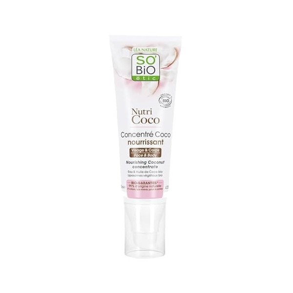 SO BIO Concentre Coco Nourrissant Visage & Corps 125 ml Crème Jour et Nuit