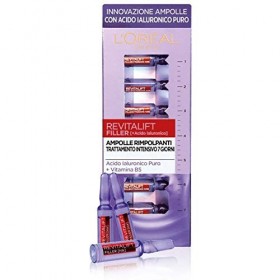 LOréal Paris Ampolle Rimpolpanti Revitalift Filler, Azione Antirughe, Trattamento Intensivo 7 Giorni, 7 X 1Ml