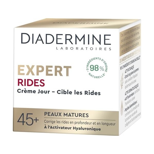 Diadermine - Expert Rides - Crème de Jour Anti-Rides - 50 ml Crème Jour et Nuit