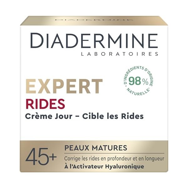 Diadermine - Expert Rides - Crème de Jour Anti-Rides - 50 ml Crème Jour et Nuit