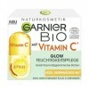 Garnier Soin de jour à la vitamine C pour un teint éclatant, tonifiant et hydratant contre les peaux fatiguées et irrégulière