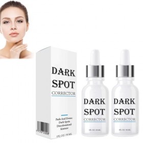 Avocado 2PC Dark Crème Blanchissante,Creme Visage Anti Taches,Anti taches Creme Crème anti-taches de rousseur,Traitement de l