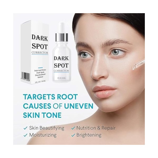 Avocado 2PC Dark Crème Blanchissante,Creme Visage Anti Taches,Anti taches Creme Crème anti-taches de rousseur,Traitement de l