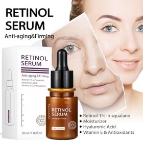 Grgowe Crème Et Essence Anti-Âge Au Rétinol Pour Le Visage,Crème Au Rétinol + Essence De Rétinol,Crème Au Rétinol,Sérum Visag