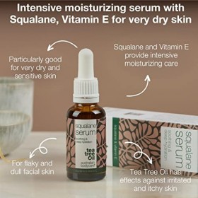 Sérum hydratant visage – Nourrit et protège la peau sèche avec Squalane & Vitamine E