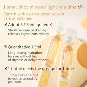 Sérum à la vitamine C pour le visage, hydrate et raffermit la peau, vitamine E hydratante, lisse les peaux sèches/sensibles, 