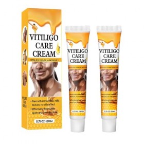 2PC Vitiligo Cream,Vitiligo Pommade,Skin Therapy Cream,Traitement Des Taches Blanches Sur La Peau Réduit La Leucoplasie, Trai