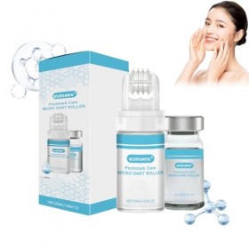 KUIRUNRX® Système de Micro Infusion pour le Visage, Sérum à lacide hyaluronique Kit, 2 * 10ml Infusion Facial System, Kit de