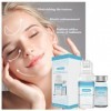 KUIRUNRX® Système de Micro Infusion pour le Visage, Sérum à lacide hyaluronique Kit, 2 * 10ml Infusion Facial System, Kit de