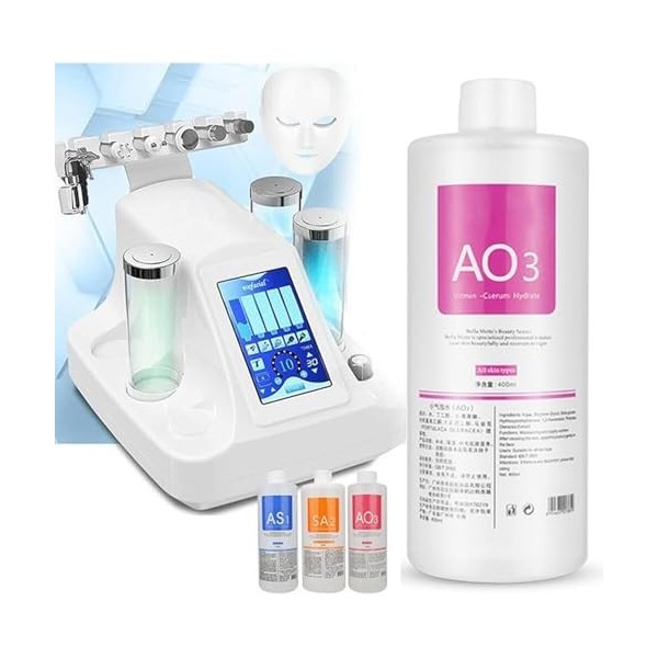 Boxiatil Aqua Peeling Solution AO3 400ml – Soins de la peau du visage Dermabrasion Sérum facial Liquide pour un Nettoyage de