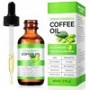 Huile de café contre les rides - 60 ml - 100 % pure et naturelle - Contre les rides - Pour le visage, le corps, les cheveux -