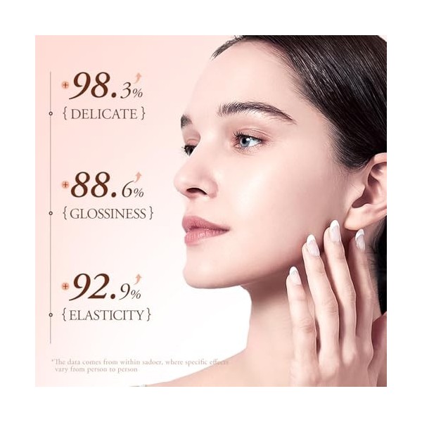 Crème Hydratante 50g + Sérums pour le Visage 30ml, Hydrate Et Améliore La Texture De La Peau, Pour LHydratation et le Raffer