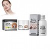 Set Snow Bleach Cream, Crème Éclaircissante Intime, Moisturizing Firming Cream Pour Les Parties Intimes, Éclaircit le Teint, 