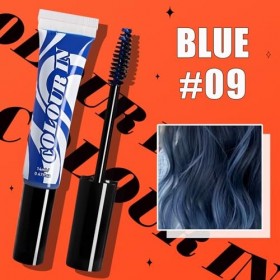 Stylos de coloration jetables, Bleu, Craie Temporaire Pour Cheveux, Rouge À Lèvres Temporaire Teinture Pour Cheveux, Compléme
