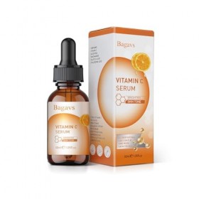 Vitamine C Sérum Visage avec Acide Salicylique,Collagene et Acide Hyaluronique,Niacinamide,peut être utilisé pour le Contour 