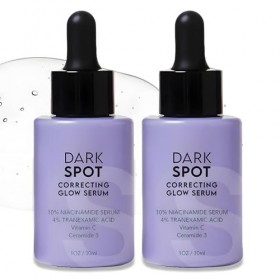 Lot de 2 flacons de sérum correcteur de taches pigmentaires pour le visage, sérum doux à points foncés, pour réduire les tach