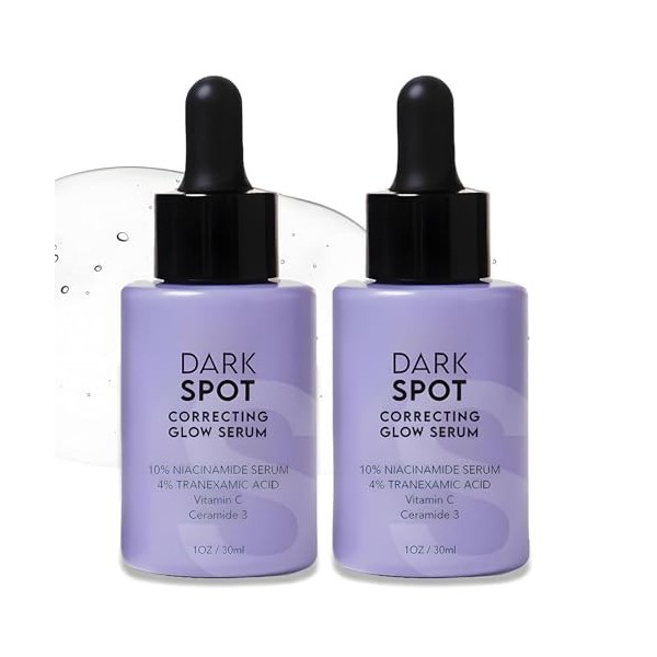 Lot de 2 flacons de sérum correcteur de taches pigmentaires pour le visage, sérum doux à points foncés, pour réduire les tach