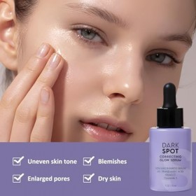 Lot de 2 flacons de sérum correcteur de taches pigmentaires pour le visage, sérum doux à points foncés, pour réduire les tach