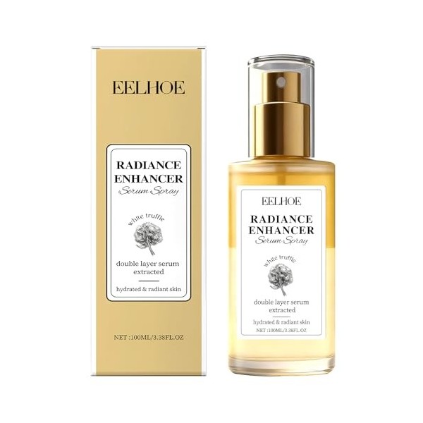 Sérum et Crème Double à la Truffe Blanche Italienne, Crème Hydratante, Creme Visage Antioxydante Hydratante, Apaise la Peau, 