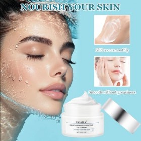 HASAIKA® Crème Antirides Raffermissante, Creme Hydratante Visage, réduit les rides et raffermit la peau, convient à tous les 