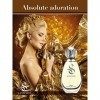 SANGADO Adoration Absolue Parfum pour Femme, 8-10 heures Longue durée, Senteur Luxe, Floral Fruité, Essences Françaises fines