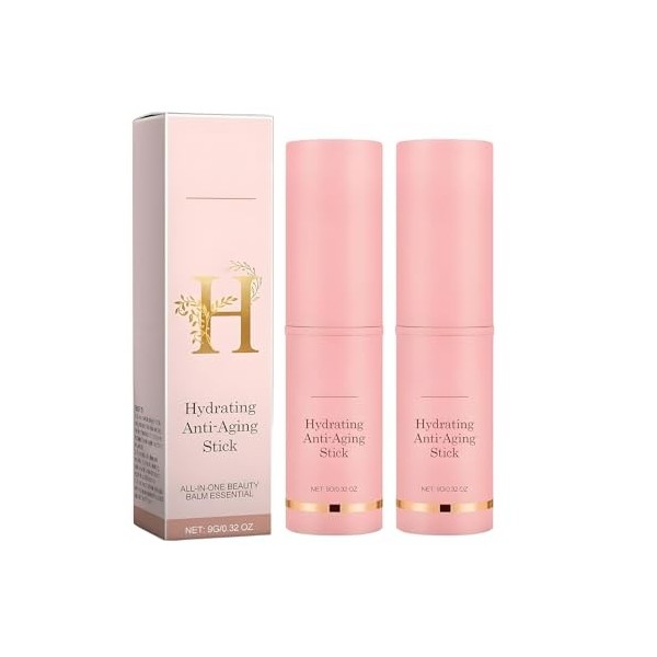 Sérum Crème Booster, Stick Hydratant pour le Visage, Facial Serum, Nourrit la peau en Profondeur, Éclaircit et Uniformise le 