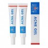 2PC Gel Anti-acné, Crème Anti-acné, Soin Hydratant Anti-Boutons, Skin Therapy Cream, Crème Hydratante Anti-Imperfections pour