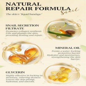 Lot de 2 crèmes réparatrices à lextrait descargot - Hydrate intensément les peaux sèches - Renforce la barrière cutanée - R