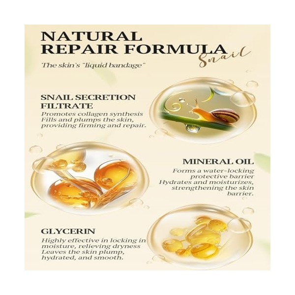 Lot de 2 crèmes réparatrices à lextrait descargot - Hydrate intensément les peaux sèches - Renforce la barrière cutanée - R