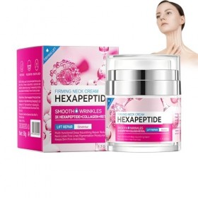 Crème hydratante au collagène avec effet anti-rides - Hydratante intense, réduit les rides et ridules, raffermit la peau, lai...