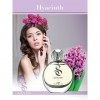 SANGADO Jacinthe Parfum pour Femme, 8-10 heures Longue durée, Senteur Luxe, Floral, Essences Françaises fines, Extra-Concentr