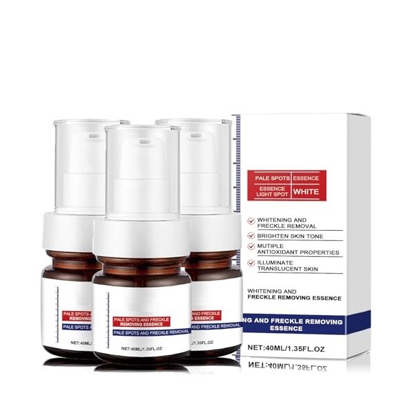 Serum pour le Visage, Anti Taches pour Corriger les Taches Sombres, Détachant pour le visage, Whitening and Freckle Removing ...