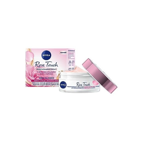 NIVEA Rose Touch Crème de jour anti-rides pour le visage 50 ml
