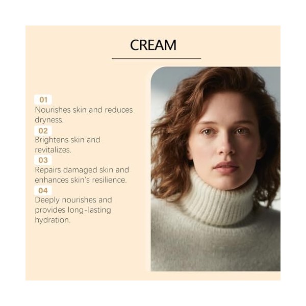 Lot de 2 crèmes raffermissantes pour le visage, hydratantes et raffermissantes pour le visage, crème hydratante anti-âge pour...