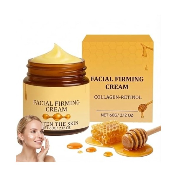 Lot de 2 crèmes raffermissantes pour le visage, hydratantes et raffermissantes pour le visage, crème hydratante anti-âge pour...