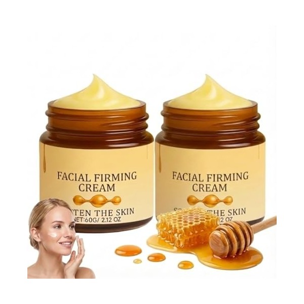 Lot de 2 crèmes raffermissantes pour le visage, hydratantes et raffermissantes pour le visage, crème hydratante anti-âge pour...