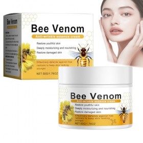Crème visage anti-rides au venin dabeille, crème raffermissante anti-âge, raffermissement instantané du visage, hydratant an ...