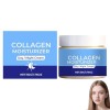 Crème hydratante au collagène, crème anti-rides et anti-âge, soin hydratant jour et nuit pour femmes, atténue les ridules, il...
