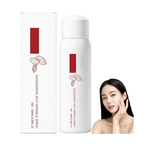 Ganoderma Eau rajeunissante anti-rides, Sérum anti-âge, spray anti-rides, soin hydratant en profondeur et raffermissant pour ...